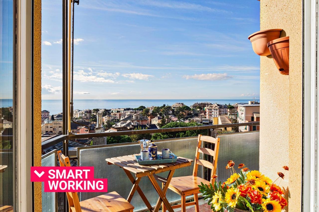 Homey Seaview Apartment By Wonderful Italy Genova Esterno foto
